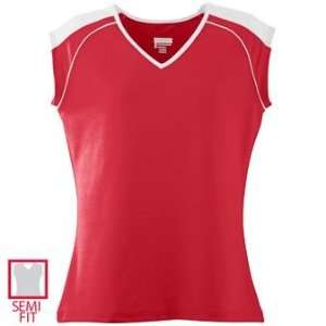  Ladies Poly/Spandex Impact Jersey   Red   XS Sports 
