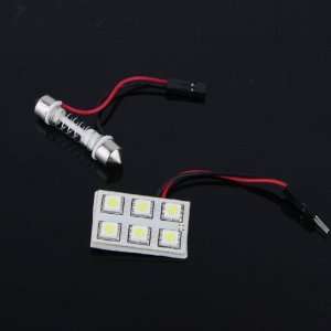  Replacement Car Roof 6 SMD LEDs 5050 Light Lamp Bulb White 