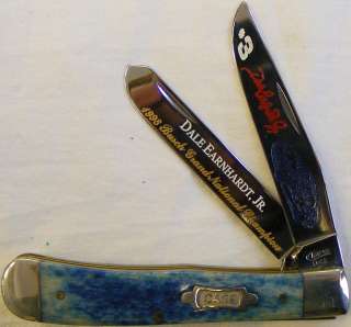 CASE XX 6254 SS DALE EARNHARDT JR. 2 BLADE FOLDING POCKET KNIFE 