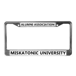  Miskatonic U. Alumni White Cthulhu License Plate Frame by 