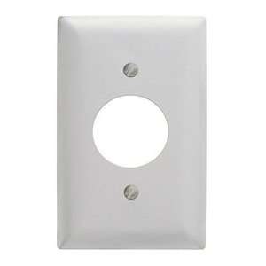 Bryant Ss7 Single Receptacle Plate, 1 Gang, Standard, Satin Stainless 
