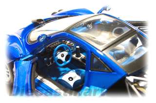 MOTORMAX 118 PAGANI ZONDA C12 S7.3 DIECAST BLUE  
