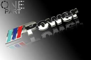 Power Emblem BMW E30 E36 E46 Compact 324 325 325i 325ix 325d d 