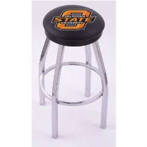   State Cowboys 30 Single ring Swivel Bar Stool with Black Accent Ring