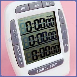 LCD Digital Timer Uhr Countdown Stoppuhr Kurzzeitmesser (SKU 
