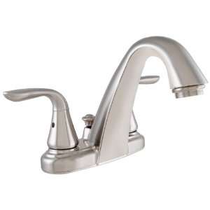  950 44353BN Double Handle Lavatory Faucet with Pop Up, Brushed Nickel