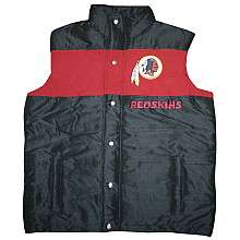 Washington Redskins Big & Tall Pick Off Puffer Vest   