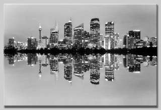 Leinwand Bild Sydney Skyline Spiegelung Australien  