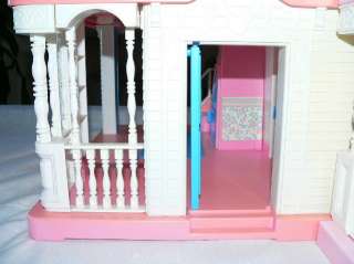   Huge VICTORIAN Doll House Front Porch Sun Deck Figures 1994 EXTR RARE