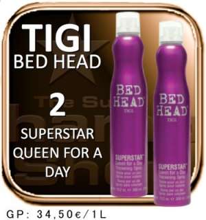 2x TIGI Bed Head Superstar QUEEN FOR A DAY 300ml  