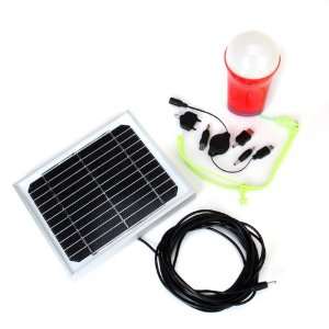  Solar Panel Kit LED Lamp and Phone Charger Patio, Lawn 