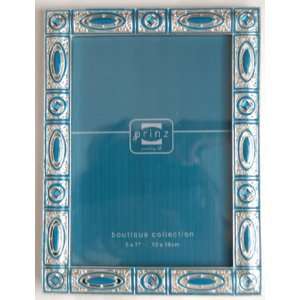  5x7 Willamina Azure Metal Frame