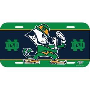  Notre Dame Fighting Irish License Plate   NCAA License 
