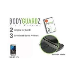  BodyGuardZ Film for Nokia E71 Smartphone   Transparent 