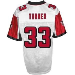  Atlanta Falcons #33 Michael Turner White Jerseys Authentic 