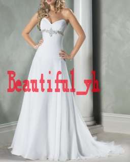 2012 Design weiße Brautkleid Hochzeitskleid Brautjungfernkleider 