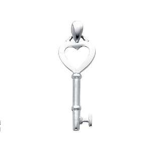   Gold Key to My Heart Charm Pendant The World Jewelry Center Jewelry