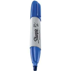   22 Pack NEWELL CORPORATION MARKER SHARPIE CHISEL BLUE 