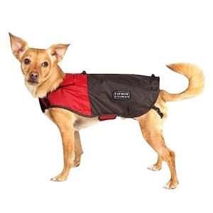 Kyjen Outward Hound Designer Dog Rain Jacket   Red Clay & Java   Small 