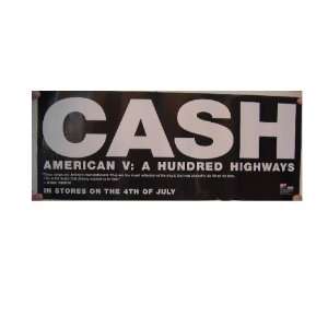  Johnny Cash Poster American V 5 A Hundred Highways 