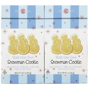 Dean Jacobs Snowman Sugar Cookie Kit Grocery & Gourmet Food
