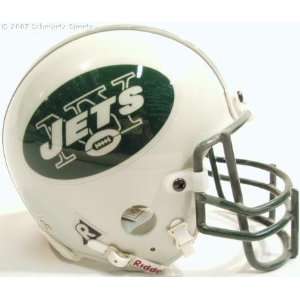  New York Jets Riddell Chrome Mini Helmet Sports 