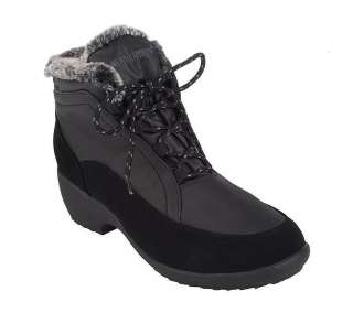 Weatherproof Linda Faux Fur Lined Water Resistant Lace up Boots CHOICE 