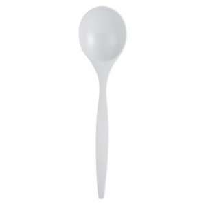  Zak Large Round Spoon, White