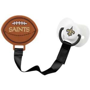 New Orleans Saints Pacifier with Clip 