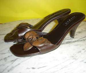 DUMOND ~ BROWN LEATHER WOMENS SHOES 6 / 36 EUR ~ NEW  