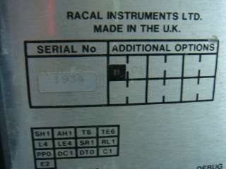Racal 6103 /Aeroflex 6103 digital radio gsm test set  
