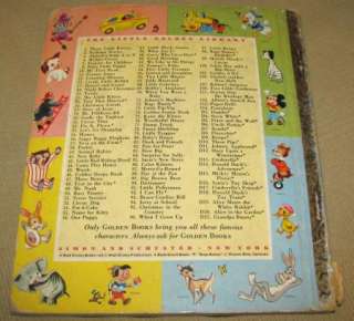 Donald Ducks Toy Train Little Golden Book, 1950 A First Edition 