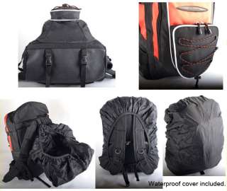 Fishing Backpack Multi purpose system Bag   Waterproof cover included 