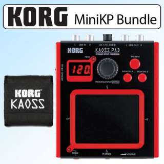 Korg Minikp Kaoss Pad Effects Processor Kit with Travel  