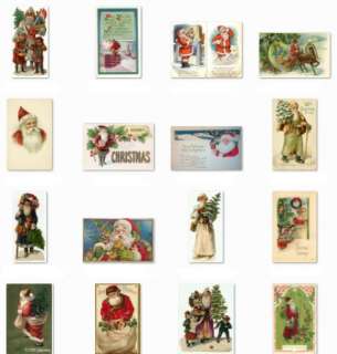 3,300+ Vintage Christmas Card Scrapbooking Cards CD  