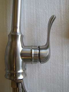 MODERN BRAND NEW PULL OUT FAUCET, BRUSHED NICKEL  