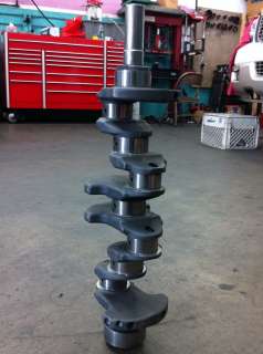   Crankshaft (made for stronger Chevy rod bearings, which are included