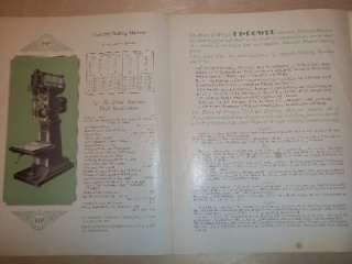 Vtg Henry&Wright Manufacturing Catalog~Drilling Machine  