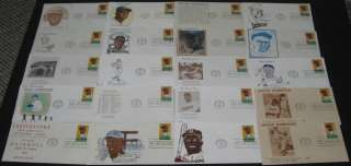 JACKIE ROBINSON FDCs   110 different ALL UNADDRESSED  