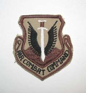 THEATER MADE USAF AIR COMBAT COMMAND DESERT PATCH  