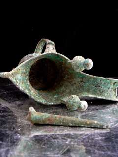 Antique Chinese Estate Tripod Censer Archaic Bronze Vessel Estate 