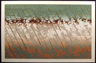 Jim Boutwell Salamine I State I Signed Abstract Art Serigraph Art 