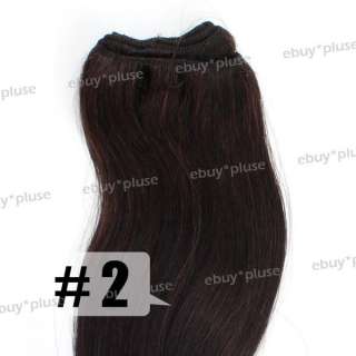 100g Remy Real Curly Human Hair Body Wave Hair Weaving Weft Extensions 