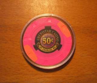 50 CENT AMERISTAR RIVERBOAT CASINO CHIP  K.C. MO.   Shipping 