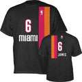   Miami Floridians Replica Miami Heat Name & Number T Shirt   Black