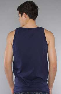 WeSC The Overlay Tank in Blue Atlantic  Karmaloop   Global 