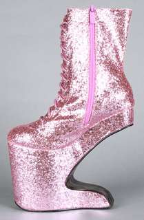 Sole Boutique The Chablis Shoe in Pink Glitter  Karmaloop 