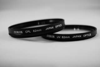 62mm Multi Coated CPL Circular Polarizer & MC UV Filter for Nikon 