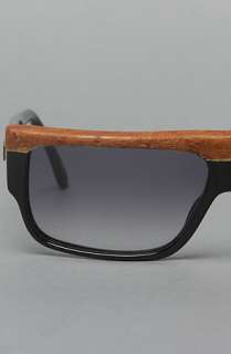 Vintage Eyewear The Emmanuelle Khanh 10640 Sunglasses in Black Ostrich 