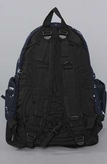 Mishka The Jurassic Knapsack in Dark Navy  Karmaloop   Global 